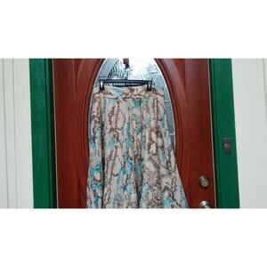 Coldwater Creek Paisley Lined Skirt Size L